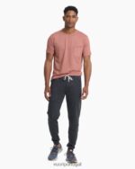 urze de carvão jogger ponto performance homens Vuori 68NJ8J875 roupas - Image 5