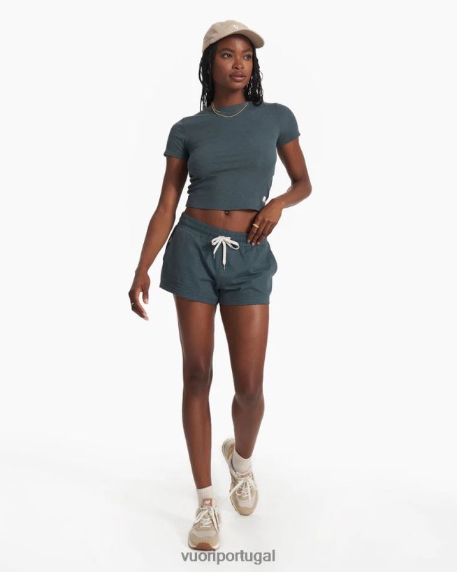 urze de pedra camiseta ajustada mudra mulheres Vuori 68NJ8J86 roupas - Image 4