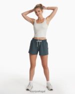 urze de pedra namorado curto mulheres Vuori 68NJ8J222 roupas - Image 5