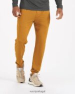 urze dourada escura jogger ponto performance homens Vuori 68NJ8J897 roupas - Image 2