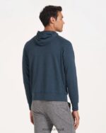 urze índigo ponto performance moletom com zíper homens Vuori 68NJ8J595 roupas - Image 4