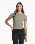 urze louro camiseta ajustada mudra mulheres Vuori 68NJ8J84 roupas - Image 3
