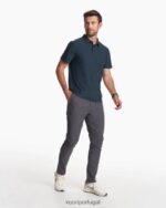 urze marinho polo tech strato homens Vuori 68NJ8J515 roupas - Image 5