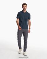 urze marinho polo tech strato homens Vuori 68NJ8J515 roupas - Image 6