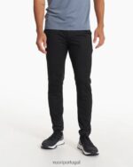 urze preta calça performance ponto homens Vuori 68NJ8J807 roupas - Image 2