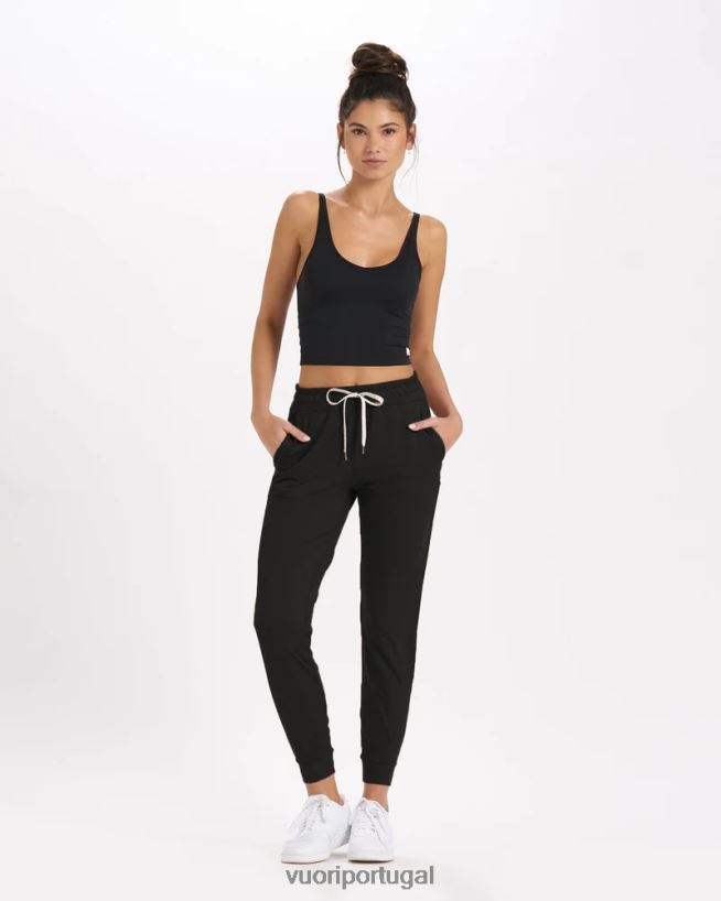 urze preta jogger de desempenho - longo mulheres Vuori 68NJ8J307 roupas - Image 4