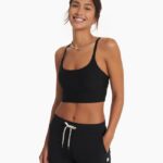 urze preta sutiã de elevação de linha longa mulheres Vuori 68NJ8J18 roupas