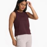 urze rubi topo de energia mulheres Vuori 68NJ8J108 roupas