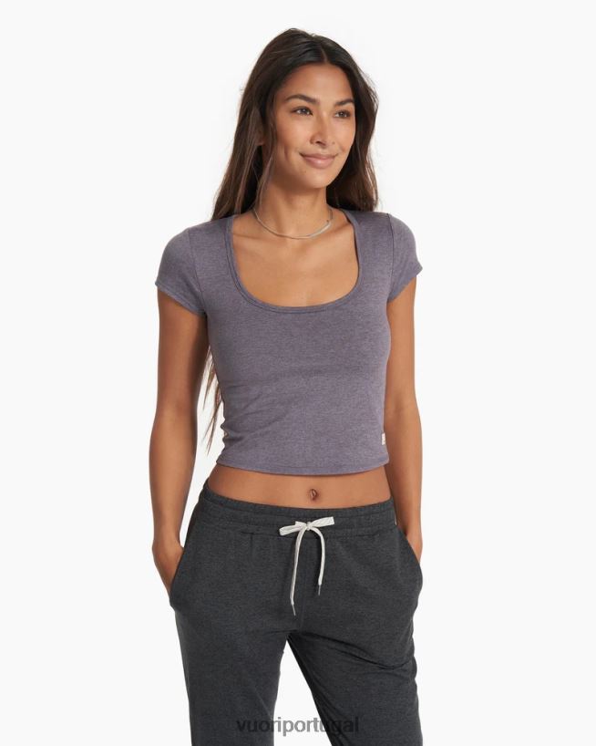 urze serradora corte halo de manga curta mulheres Vuori 68NJ8J83 roupas - Image 1